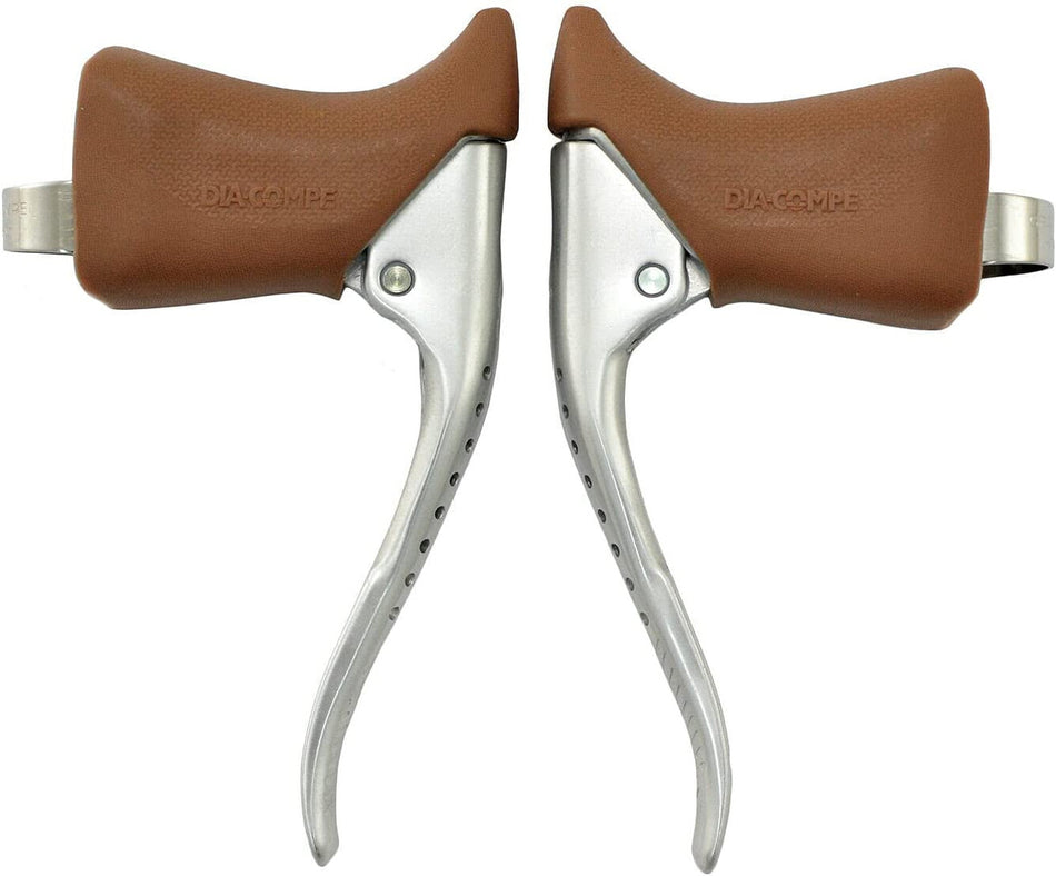Dia-Compe Grand Compe GC07H CNC Drilled Road Drop Retro Brake Levers