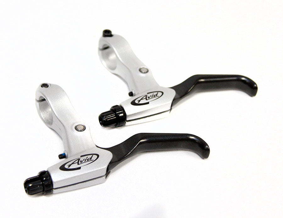 Sram AVID FR-5 MTB Brake Levers Pair In Silver For Disc / Linear-Pull Brakes