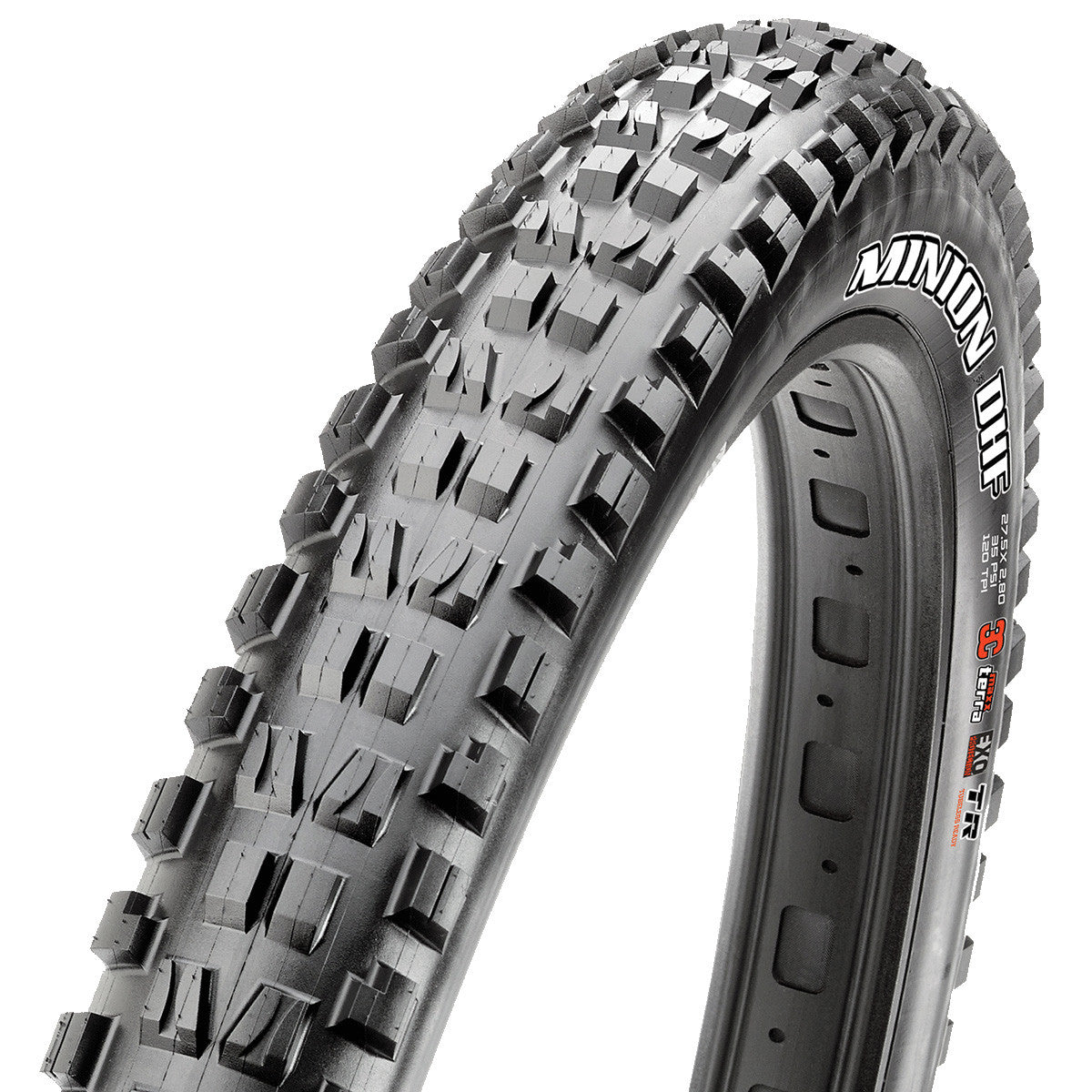 Maxxis Minion+ DHF 120TPI Folding 3C Maxx Terra ExO Tubeless Ready Folding Tyre 27.5 x 2.8