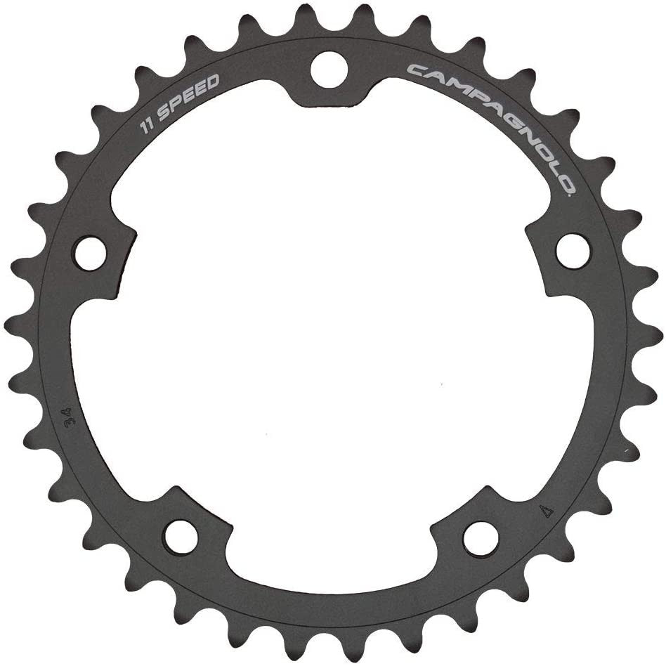Campagnolo FC-SR139 Super Record - Record - Chorus 11 Speed 5-Arm Chainring In Black 39T