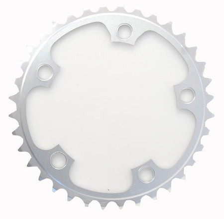 Stronglight Dural 5083 9/10 Speed 110mmBCD Compact Inner / Outer Chainrings 50T 34T In Silver