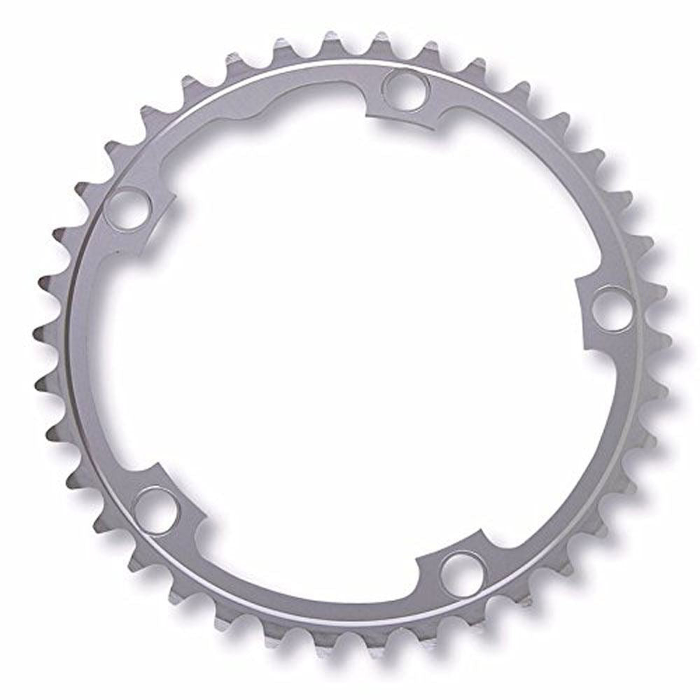 Stronglight Dural 5083 9/10 Speed 110mmBCD Compact Inner / Outer Chainrings 50T 34T In Silver