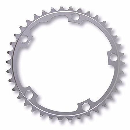 Stronglight Dural 5083 9/10 Speed 110mmBCD Compact Inner / Outer Chainrings 50T 34T In Silver