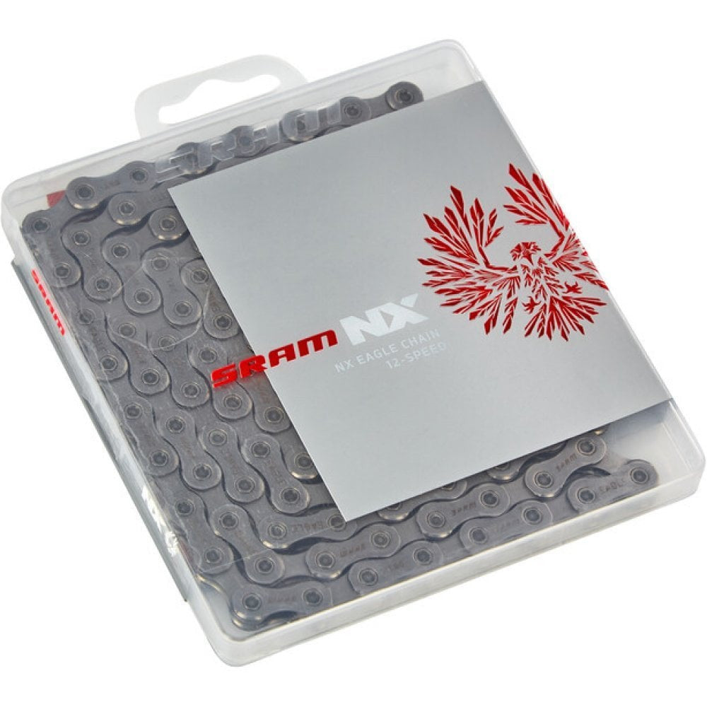 Sram NX Eagle 12 Speed Solid Pin 126 Link Chain With Powerlock Flowlink