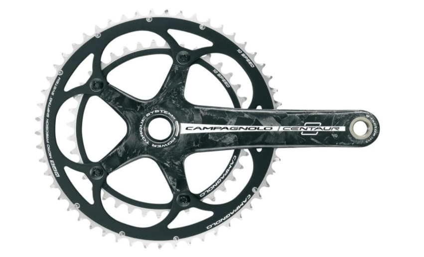 Campagnolo FC11-CE Centaur 10 Speed Power Torque Carbon Chainset In Black