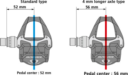 Shimano Ultegra R8000E SPD-SL Road Carbon Pedals With 4mm Longer Axle