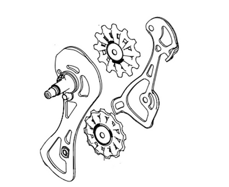 Campagnolo Super Record Rear Derailleur Cage 2020 RD-SR1202M For 12 Speed