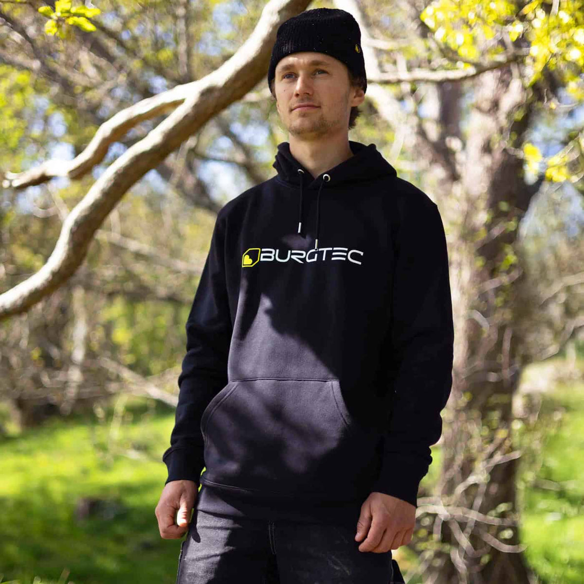 Burgtec Logo Unisex Hoodie In Black