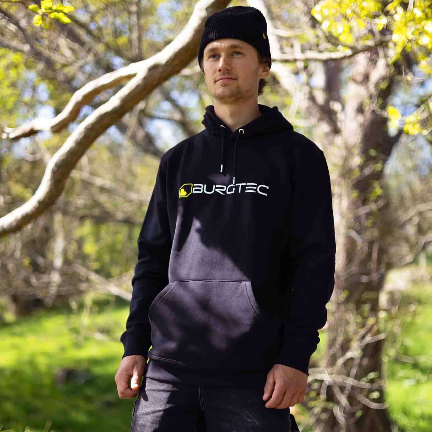 Burgtec Logo Unisex Hoodie In Black