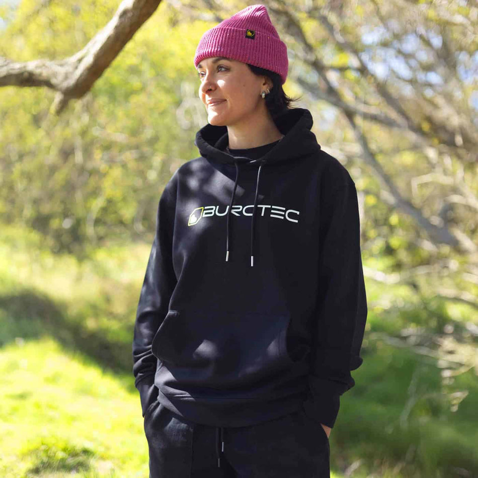 Burgtec Logo Unisex Hoodie In Black