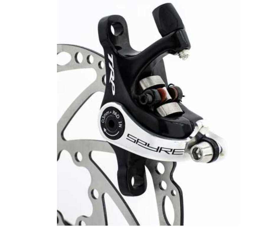 Tektro TRP Spyre Road Flat Mount Disc Brake Caliper and Rotor - 160mm