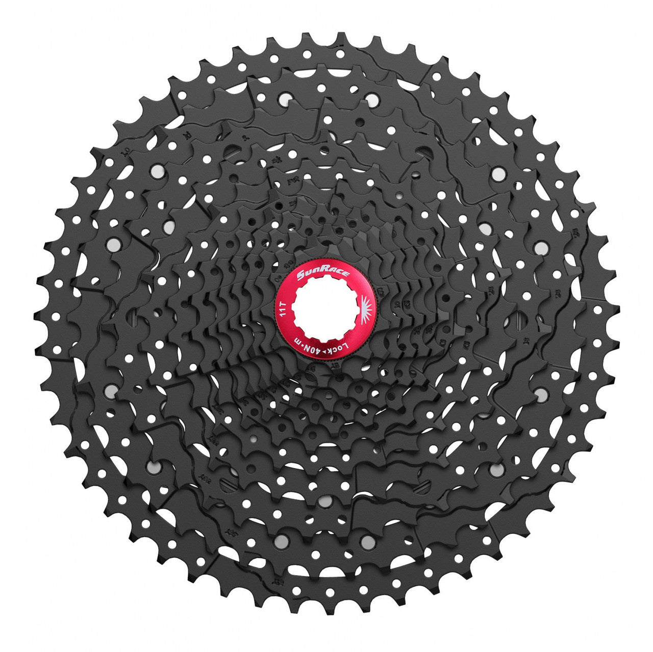 Sunrace CSMZ800 12 Speed Wide Ratio Cassette 11-51 In Black - Shimano Compatible
