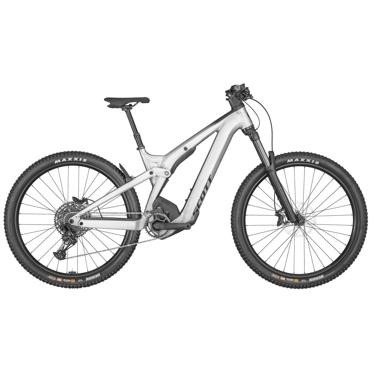 Scott Strike eRIDE 920 Evo Electric Full Suspension Mountain Bike | Raw Alloy