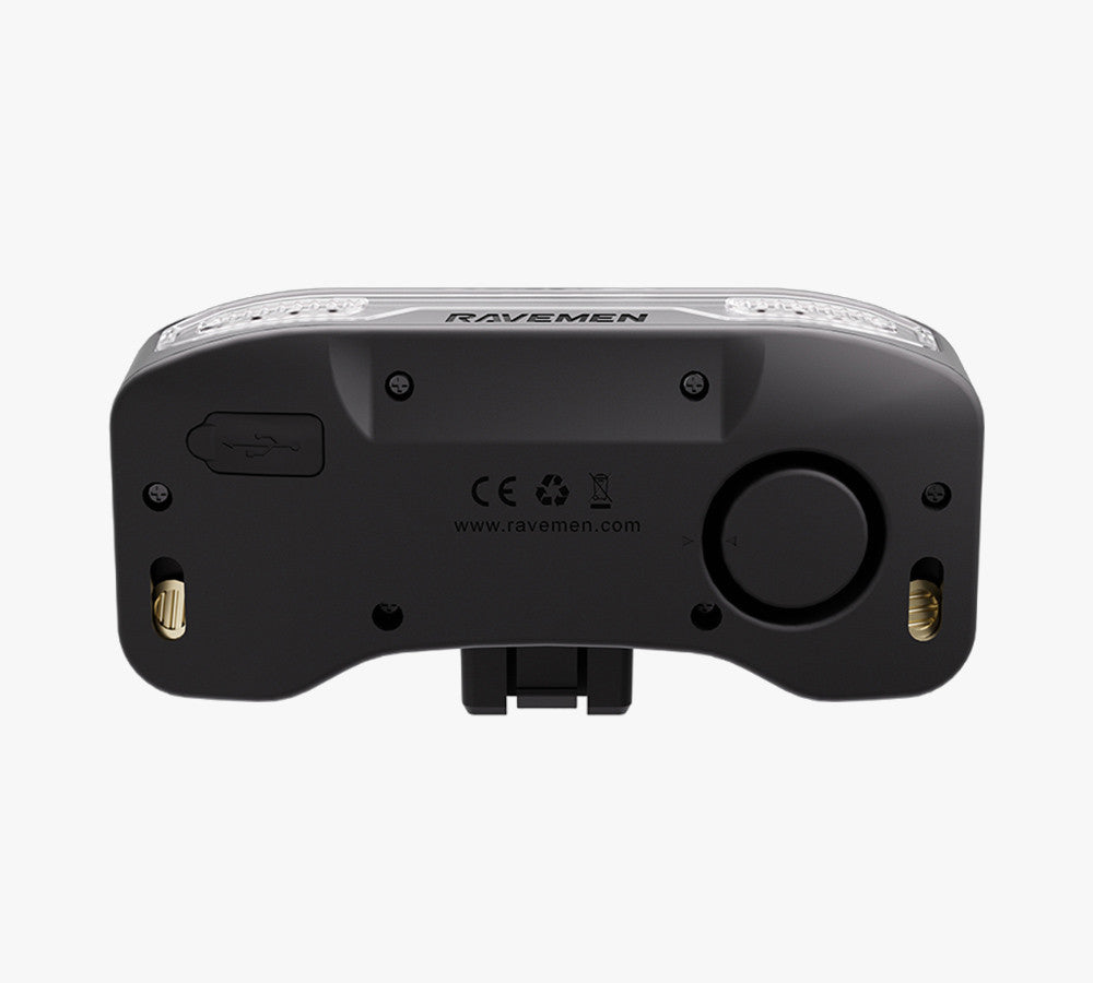 Ravemen NT101 Commuter Signal 160 Lumens Bicycle Rear Light With Bike Turn Signals & Brake Detection