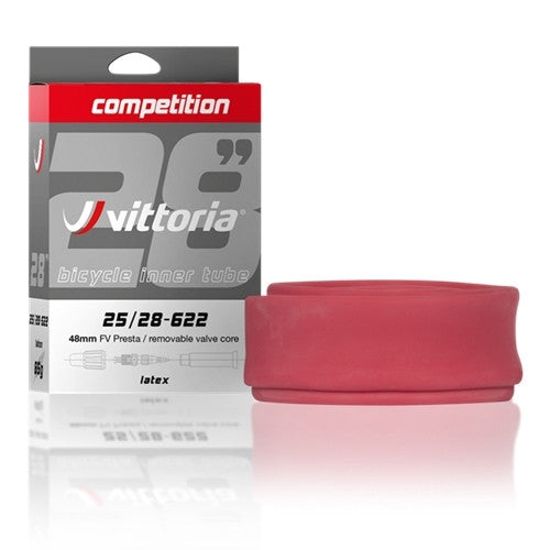 Vittoria Latex Road Tube - 700 x 19/23 - 48mm Presta Valve