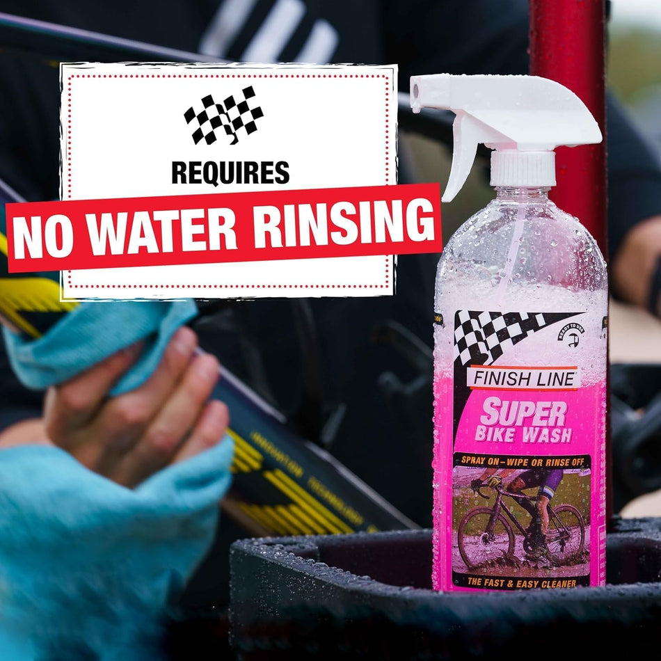 Finish Line Super No Rinse Bike Wash 1 Litre Bottle