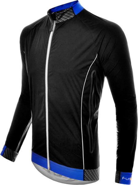 Funkier Hydro Ultra Lite Rain Jacket Black/Blue J-657-L