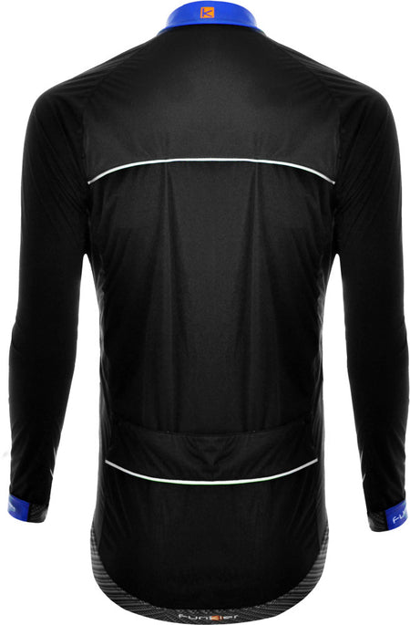 Funkier Hydro Ultra Lite Rain Jacket Black/Blue J-657-L