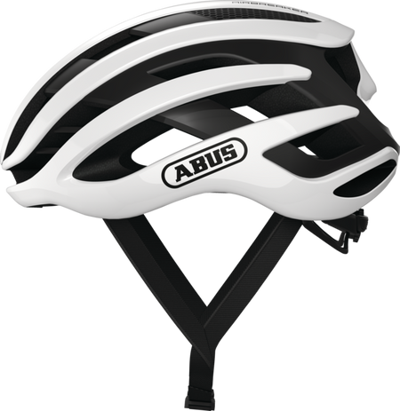 ABUS AirBreaker Road Elite Bicycle Helmet | Polar White