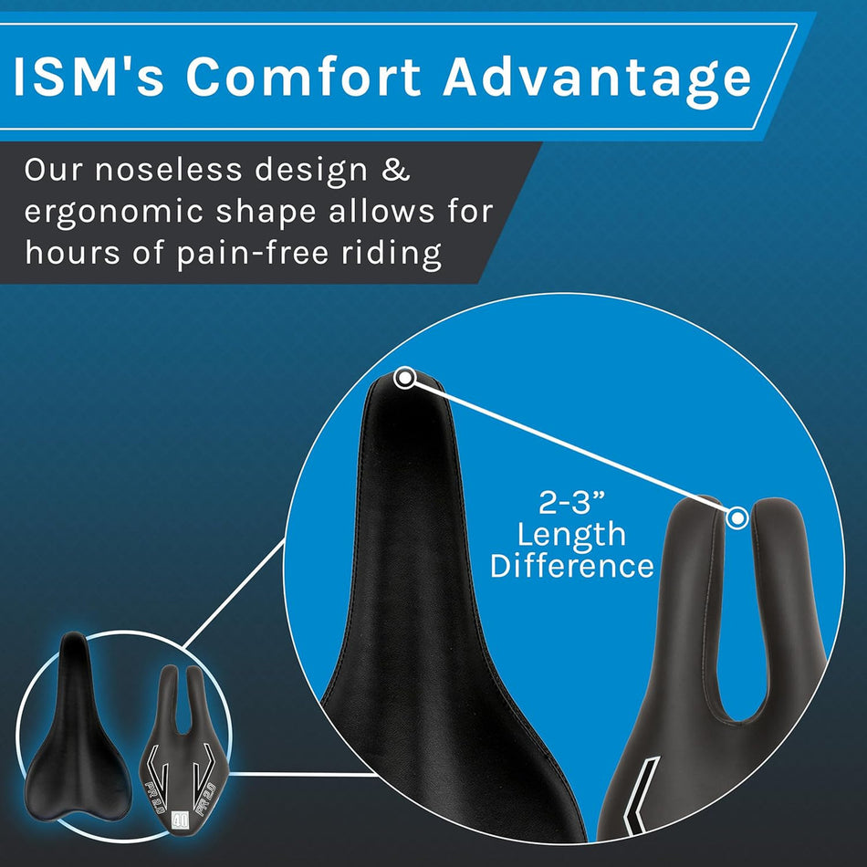 ISM PR 2.0 Road| Tri | Hybrid | MTB 40 Series Foam / Gel Bicycle Saddle