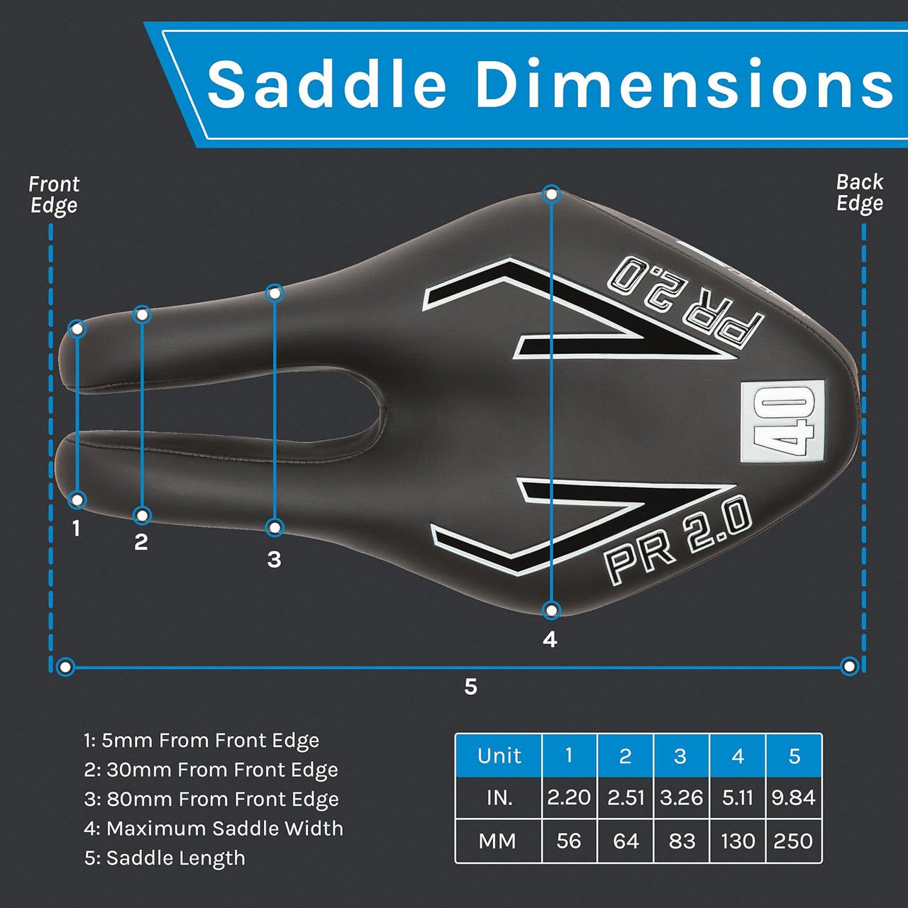 ISM PR 2.0 Road| Tri | Hybrid | MTB 40 Series Foam / Gel Bicycle Saddle