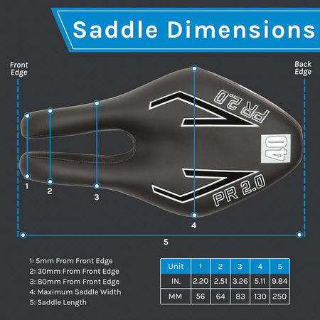 ISM PR 2.0 Road| Tri | Hybrid | MTB 40 Series Foam / Gel Bicycle Saddle
