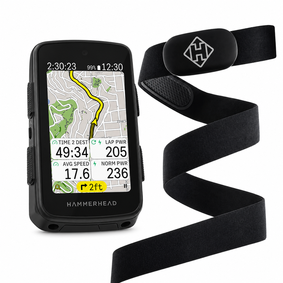 Hammerhead Karoo GPS Bike Computer + Hammerhead Heart Rate Monitor