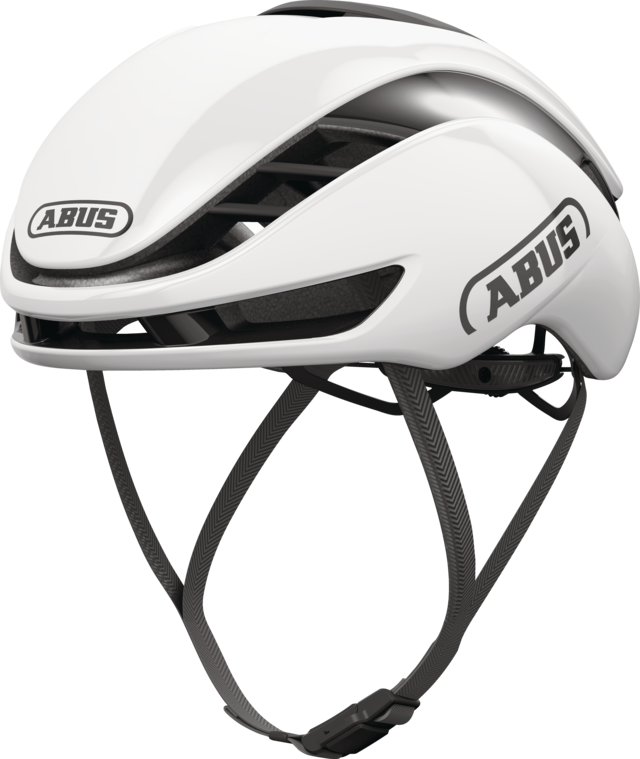 ABUS MIPS GameChanger 2.0 Road Aero Elite Bicycle Helmet in Shiny White