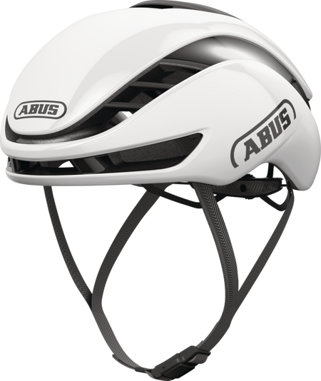 ABUS MIPS GameChanger 2.0 Road Aero Elite Bicycle Helmet in Shiny White