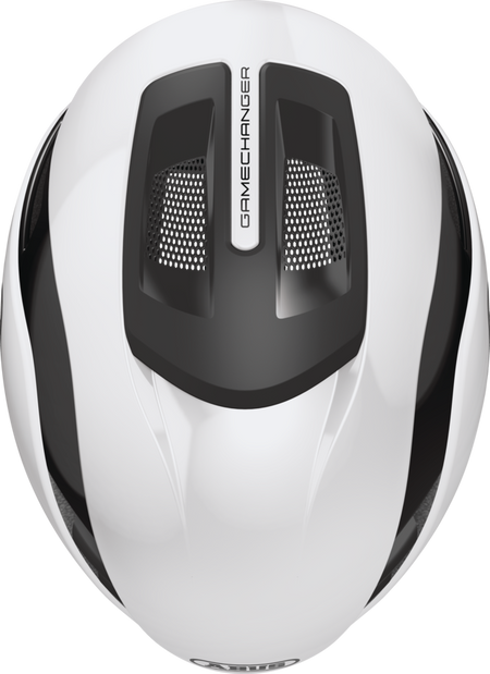 ABUS GameChanger 2.0 Road Aero Elite Bicycle Helmet in Shiny White