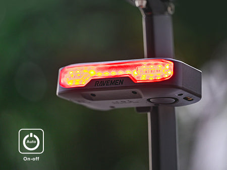 Ravemen NT101 Commuter Signal 160 Lumens Bicycle Rear Light With Bike Turn Signals & Brake Detection