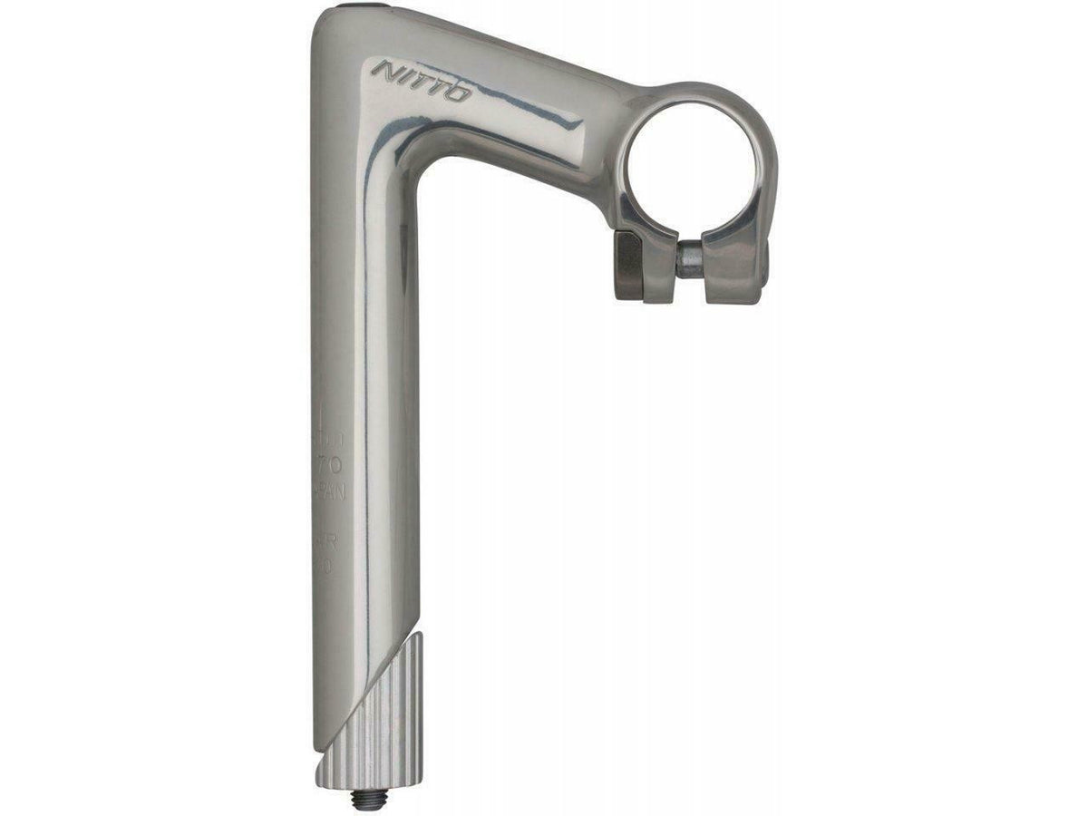 Nitto NP SX-60 Pearl Quill Stem | 26mm Clamp | Silver