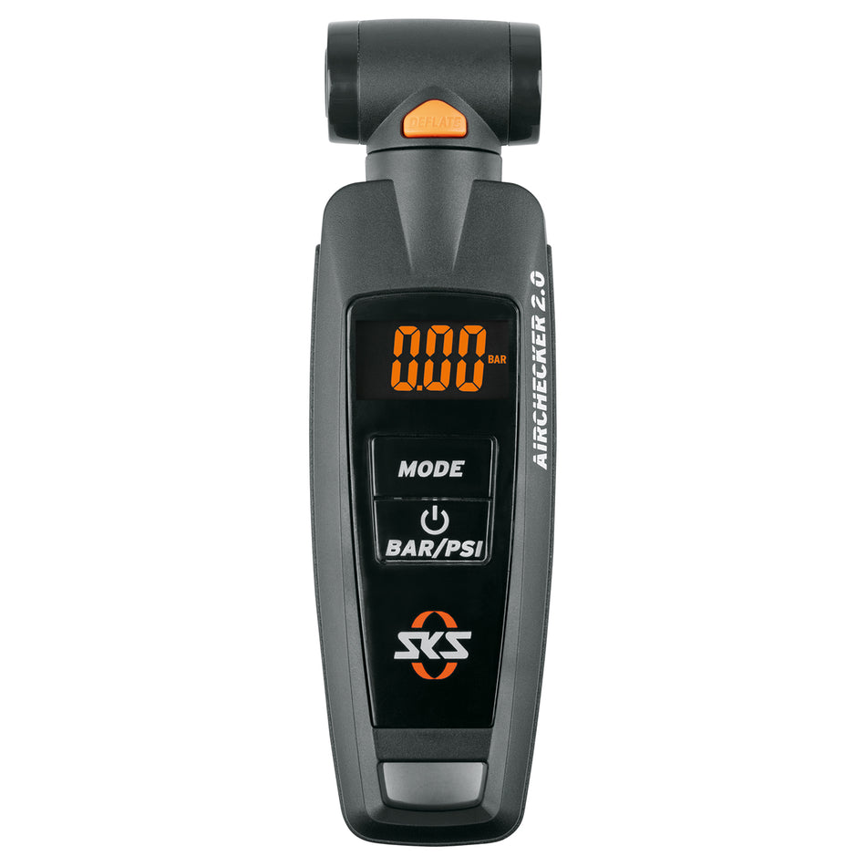SKS Airchecker 2.0 Digital Tyre Pressure Gauge Clik Schrader Presta Compatible