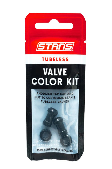 Stan's No Tubes Tubeless Valve Colour Kits - Fit Stan's Exo-Core & Universal & Tubeless Valves