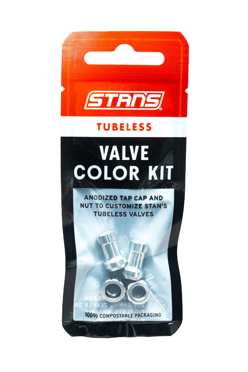 Stan's No Tubes Tubeless Valve Colour Kits - Fit Stan's Exo-Core & Universal & Tubeless Valves