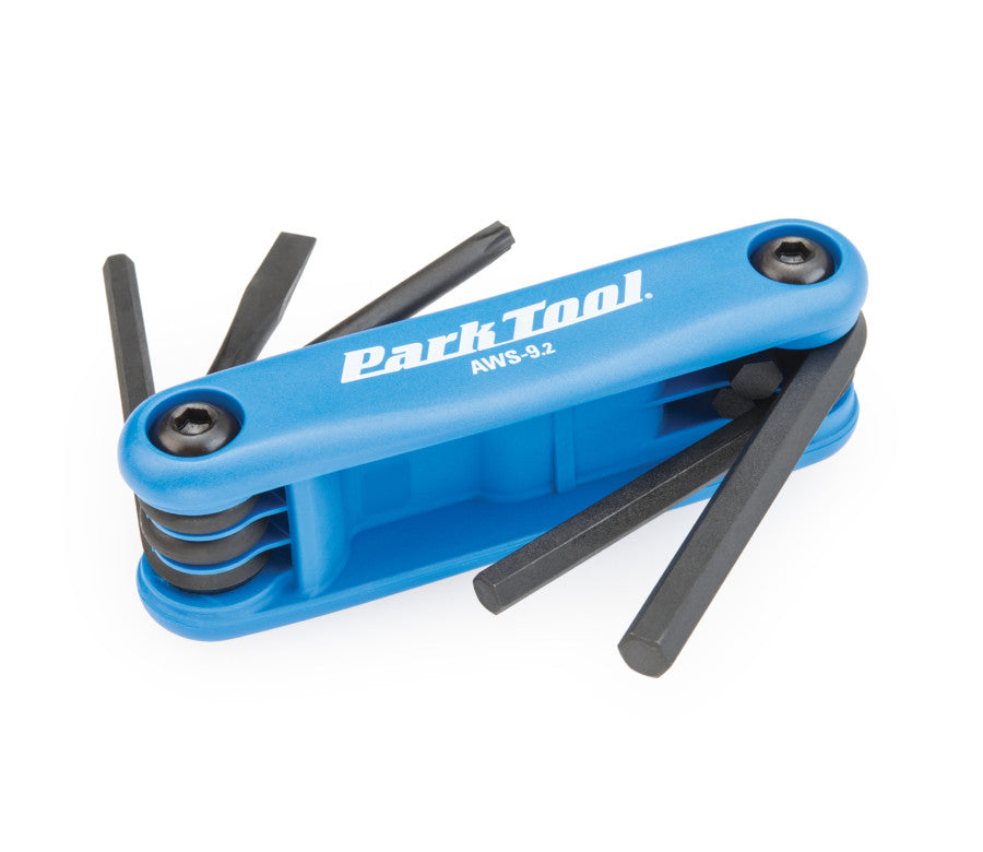 Park Tool AWS-9.2 Fold-Up Hex Wrench and Screwdriver Set