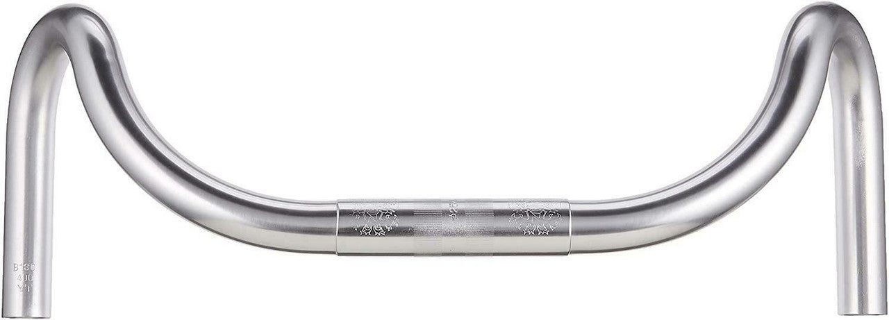 Nitto B130AA Drop Road Touring Handlebars | 25.4mm Clamp | 400mm Wide | Silver