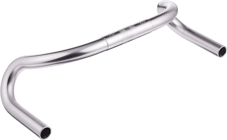 Nitto B130AA Drop Road Touring Handlebars | 25.4mm Clamp | 400mm Wide | Silver