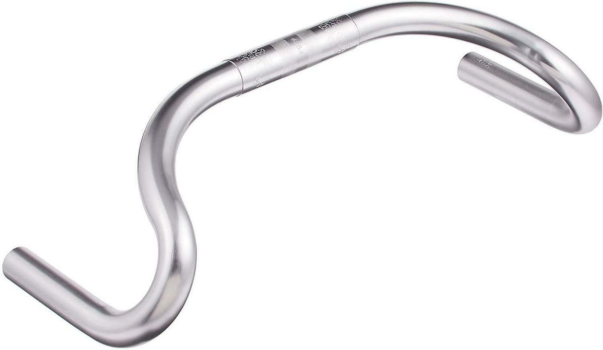 Nitto B130AA Drop Road Touring Handlebars | 25.4mm Clamp | 400mm Wide | Silver