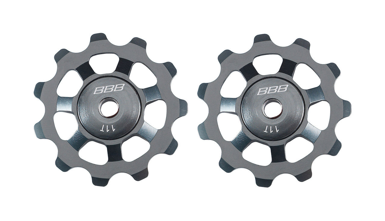 BBB AluBoys BDP-21 11T Jockey Wheels 9/10/11 Speed For Shimano / Campagnolo / Sram