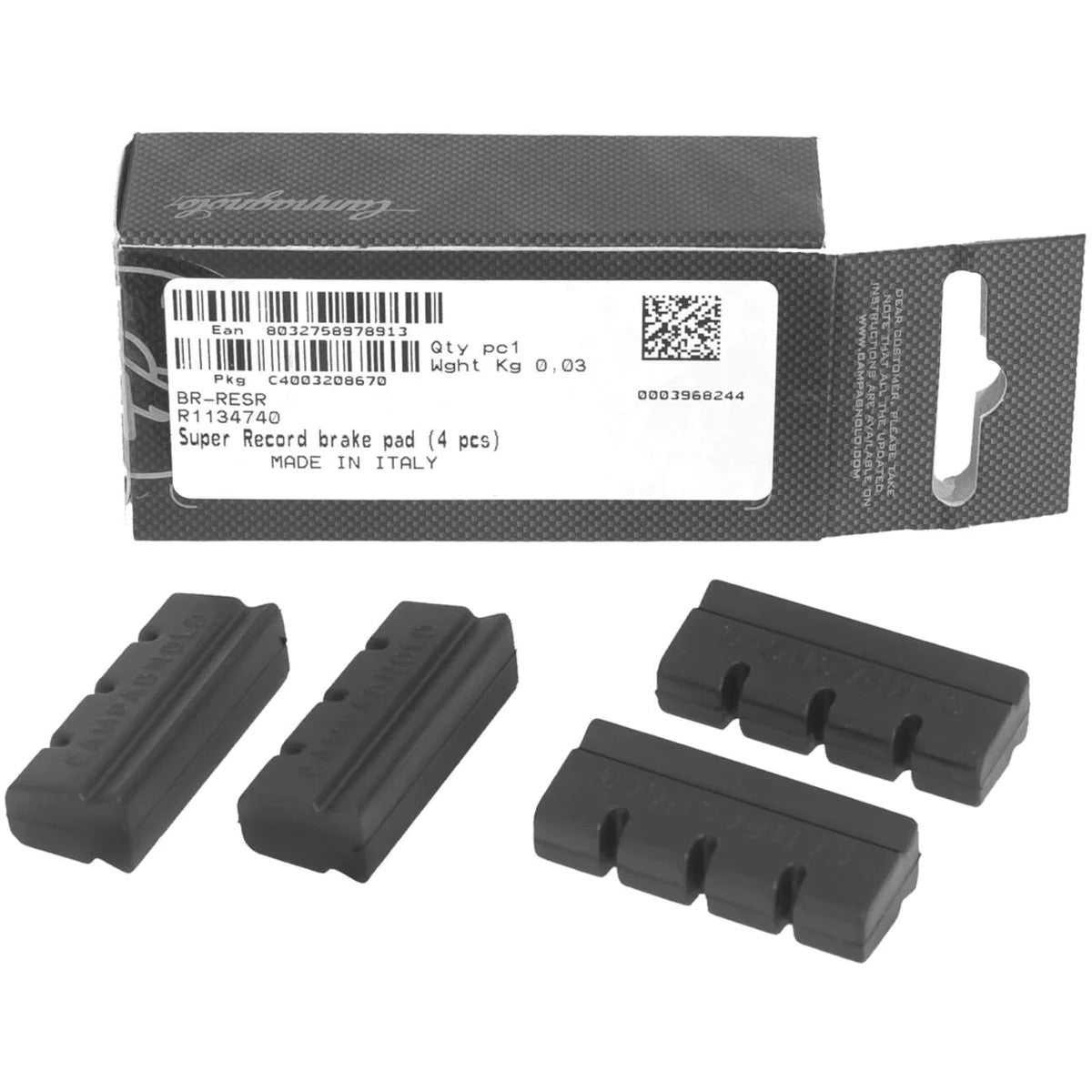 Campagnolo BR-RESR Super Record / Nuovo Record Brake Pads 2x Pairs