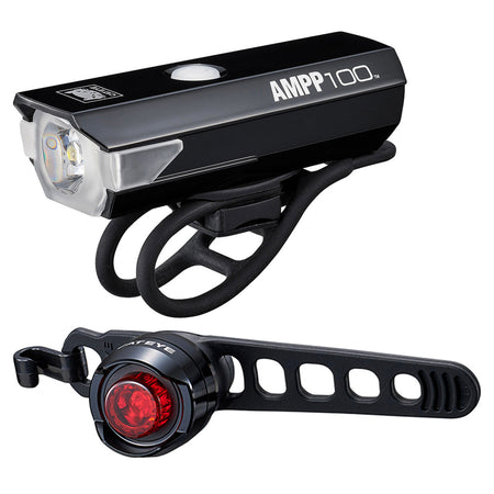 CatEye AMPP 100 / Orb Rechargeable Bicycle Light Set | GRAVEL ROAD MTB