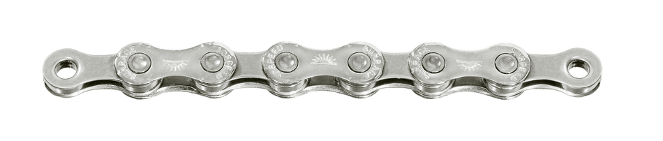 SunRace 10 Speed 138Link 11/128" E-Bike Bicycle Chain in Silver