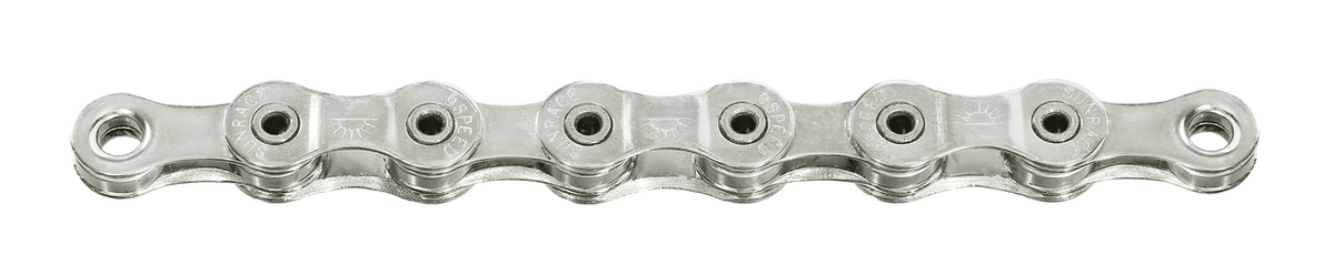 SunRace 9 Speed 138 Link 11/128" E-Bike Bicycle Chain in Silver