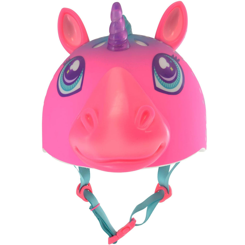 C-Preme Raskullz Super Rainbow Corn LED Light Up Horn & Mane Fit System Children's Helmet 50–54 cm