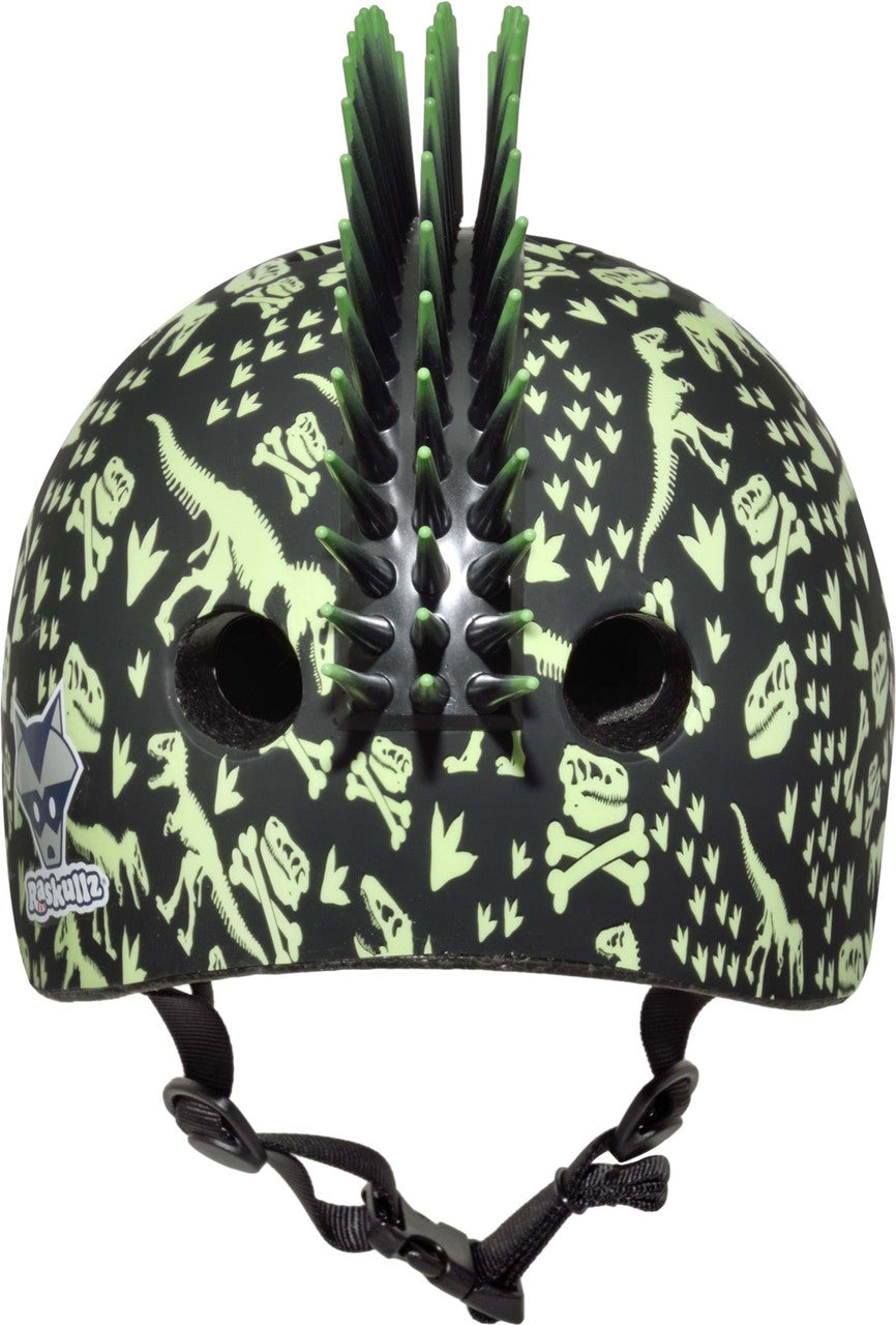 C-PREME RASKULLZ Toddler Helmet 3+ Years T-Rex Bonez Mohawk Style Size 48-52cm