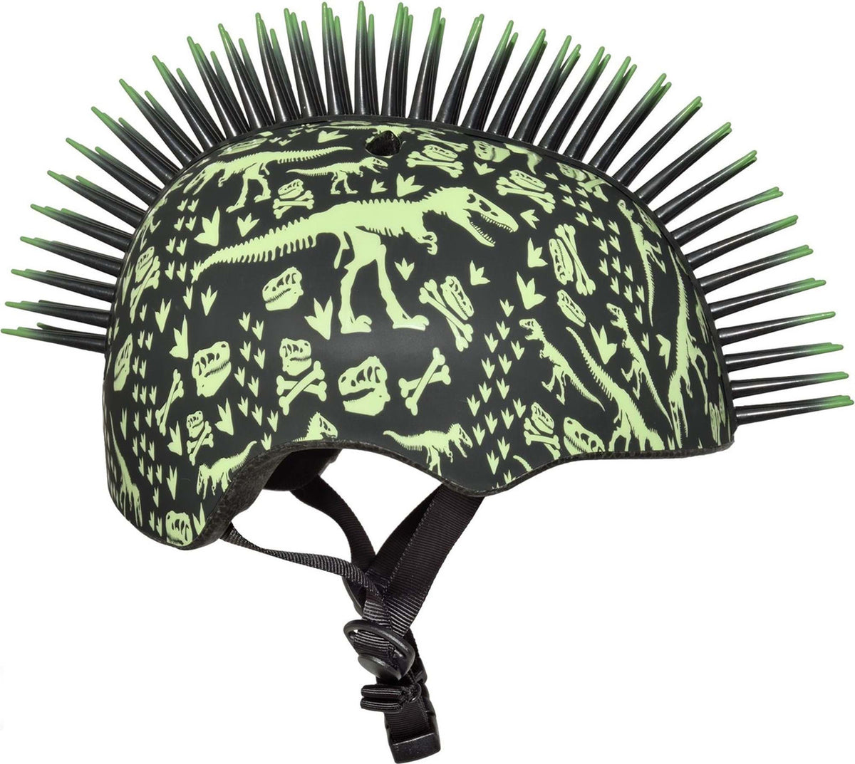 C-PREME RASKULLZ Toddler Fit System Helmet 3+ Years T-Rex Bonez Mohawk Style Size 48-52cm
