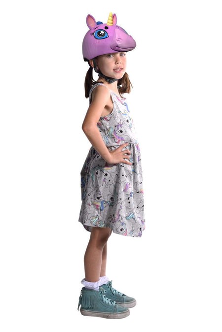 C-PREME RASKULLZ Toddler Helmet 3+ Years Pink Unicorn Style Size 48-52cm