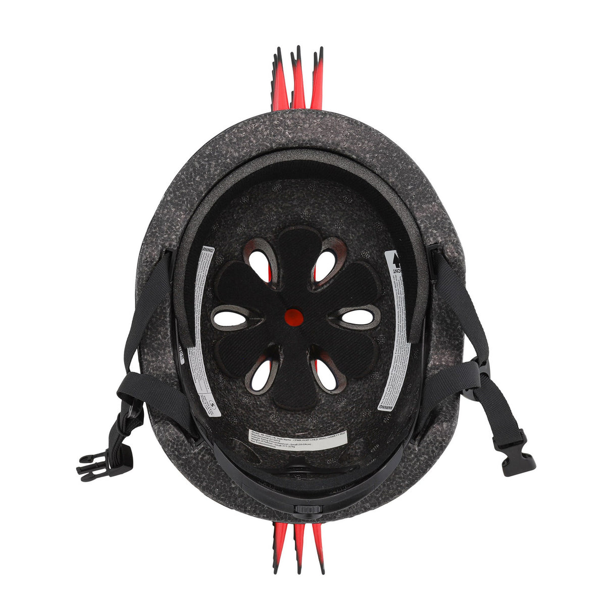 C-PREME RASKULLZ Childrens Helmet 5+ Years Skull Hawk Red Style Size 50-54cm