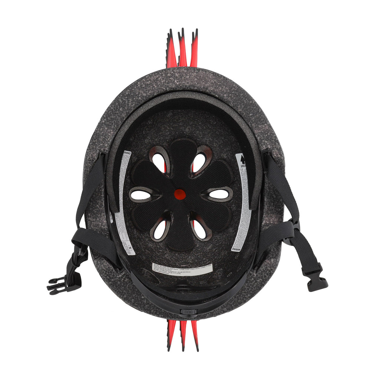 C-PREME RASKULLZ Childrens Helmet 5+ Years Skull Hawk Red Style Size 50-54cm